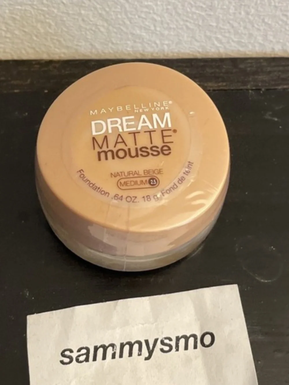 Maybelline Dream Matte Mousse Foundation Natural Beige Medium 2.5